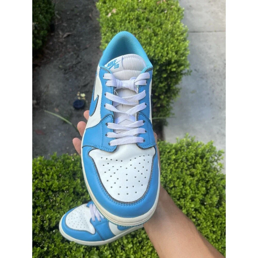 Size 9.5 - Jordan 1 Low SB x Eric Koston Powder Blue 2019 (CJ7891-401) *NO BOx